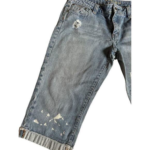 🌻 4/$25 Hydraulic Vintage Denim Distressed Capri Jeans - Picture 3 of 6